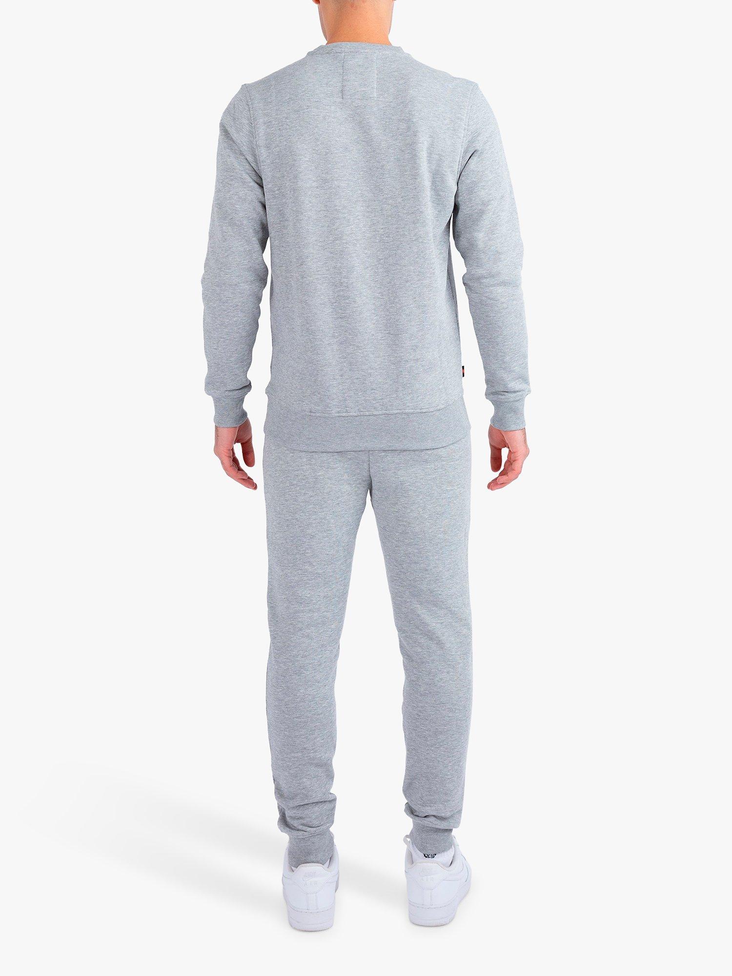 Product image 2 of 4, which shows LUKE 1977 London Rome 1000 Sweatshirt and Joggers Set, Mid Marl Grey, XS