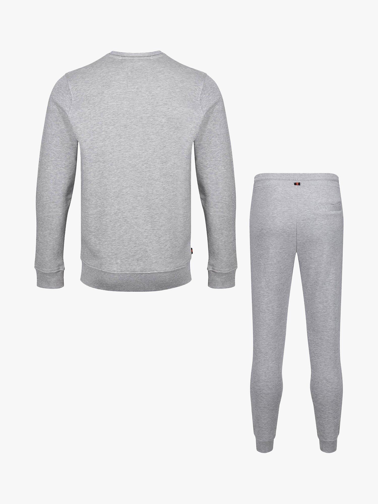 Product image 4 of 4, which shows LUKE 1977 London Rome 1000 Sweatshirt and Joggers Set, Mid Marl Grey, XS