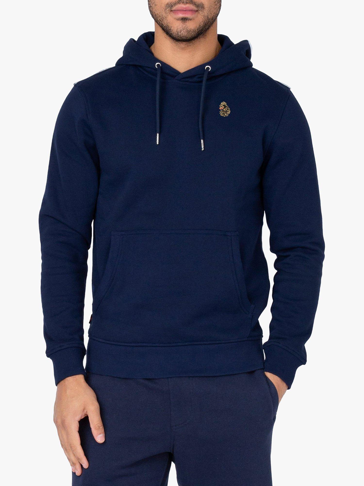 Product image 1 of 4, which shows LUKE 1977 Los Angeles 1000 Hoodie, Dark Navy, XS