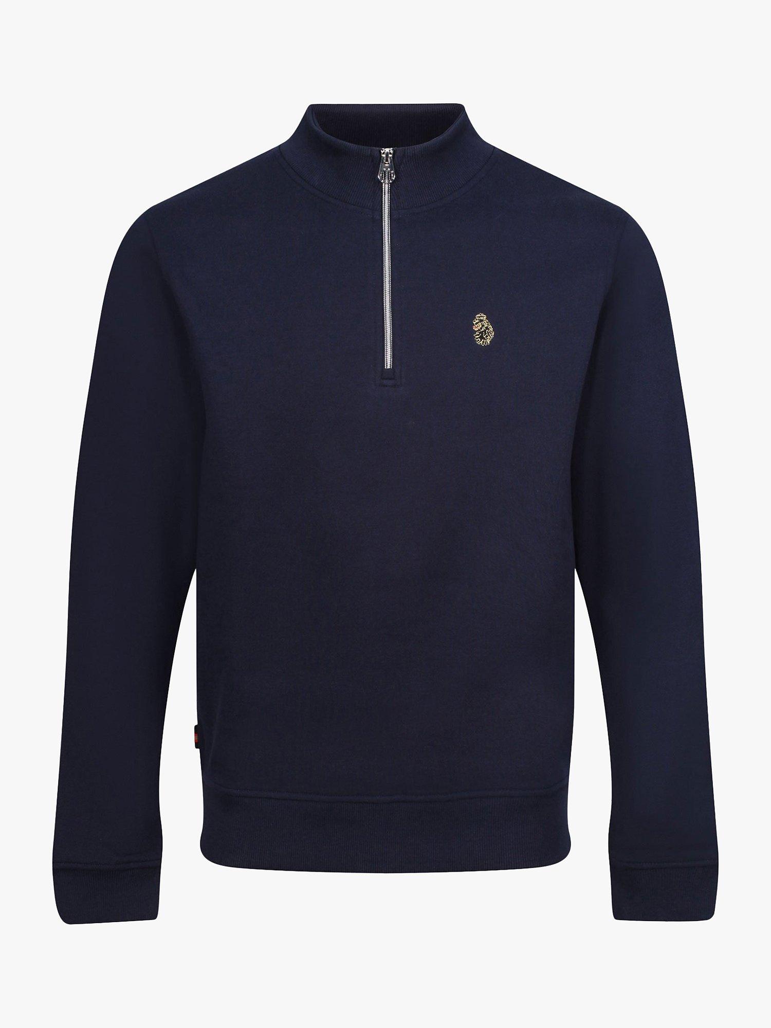 Product image 3 of 4, which shows LUKE 1977 Sydney 1000 Funnel Neck Sweatshirt, Dark Navy, XS