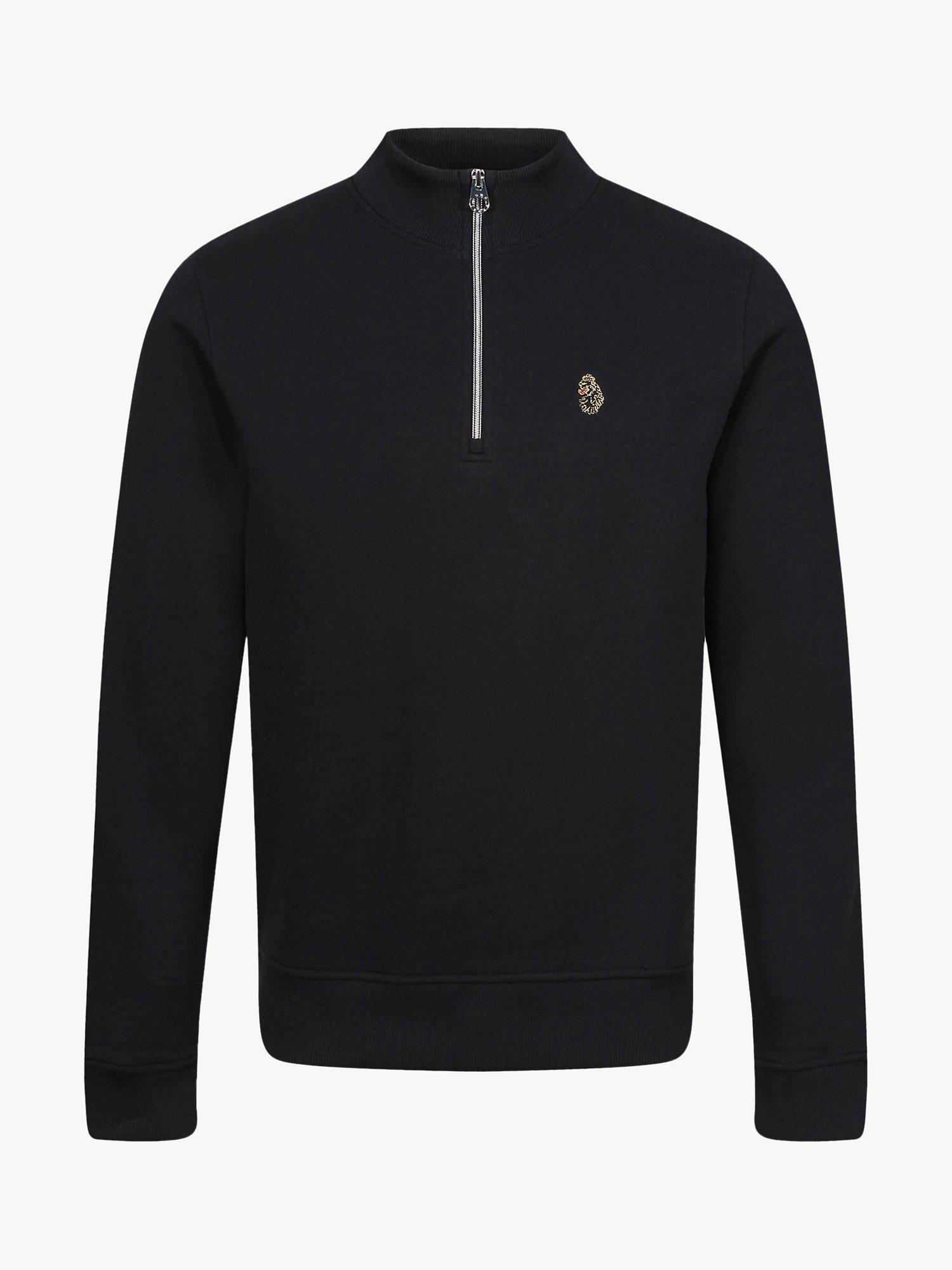 Product image 3 of 5, which shows LUKE 1977 Sydney 1000 Funnel Neck Sweatshirt, Jet Black, XS