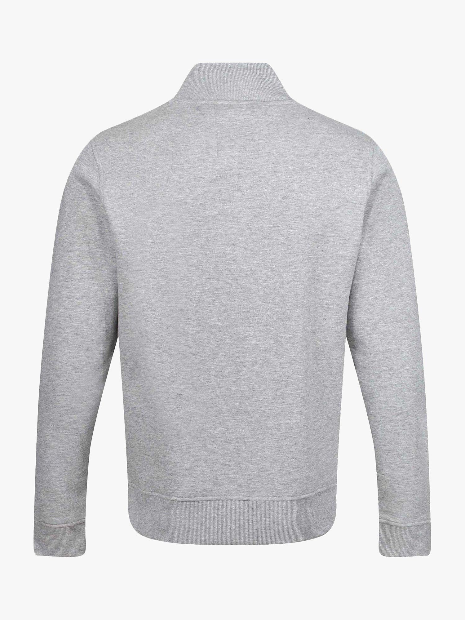 Product image 4 of 5, which shows LUKE 1977 Sydney 1000 Funnel Neck Sweatshirt, Mid Marle Grey, XS