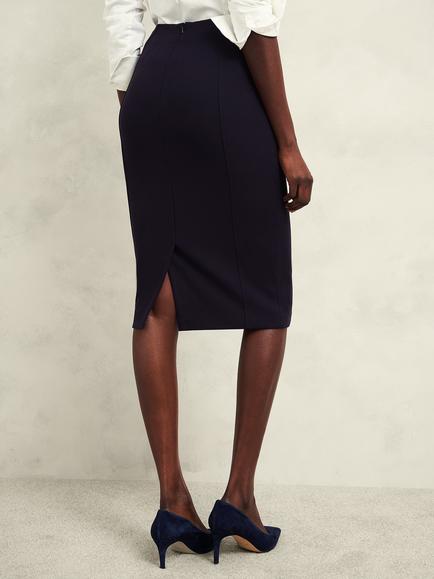 Hobbs Aly Pencil Skirt, Navy - view 2, Navy