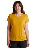 Rohan Women's Global Short Sleeve T-Shirt, Iris Yellow