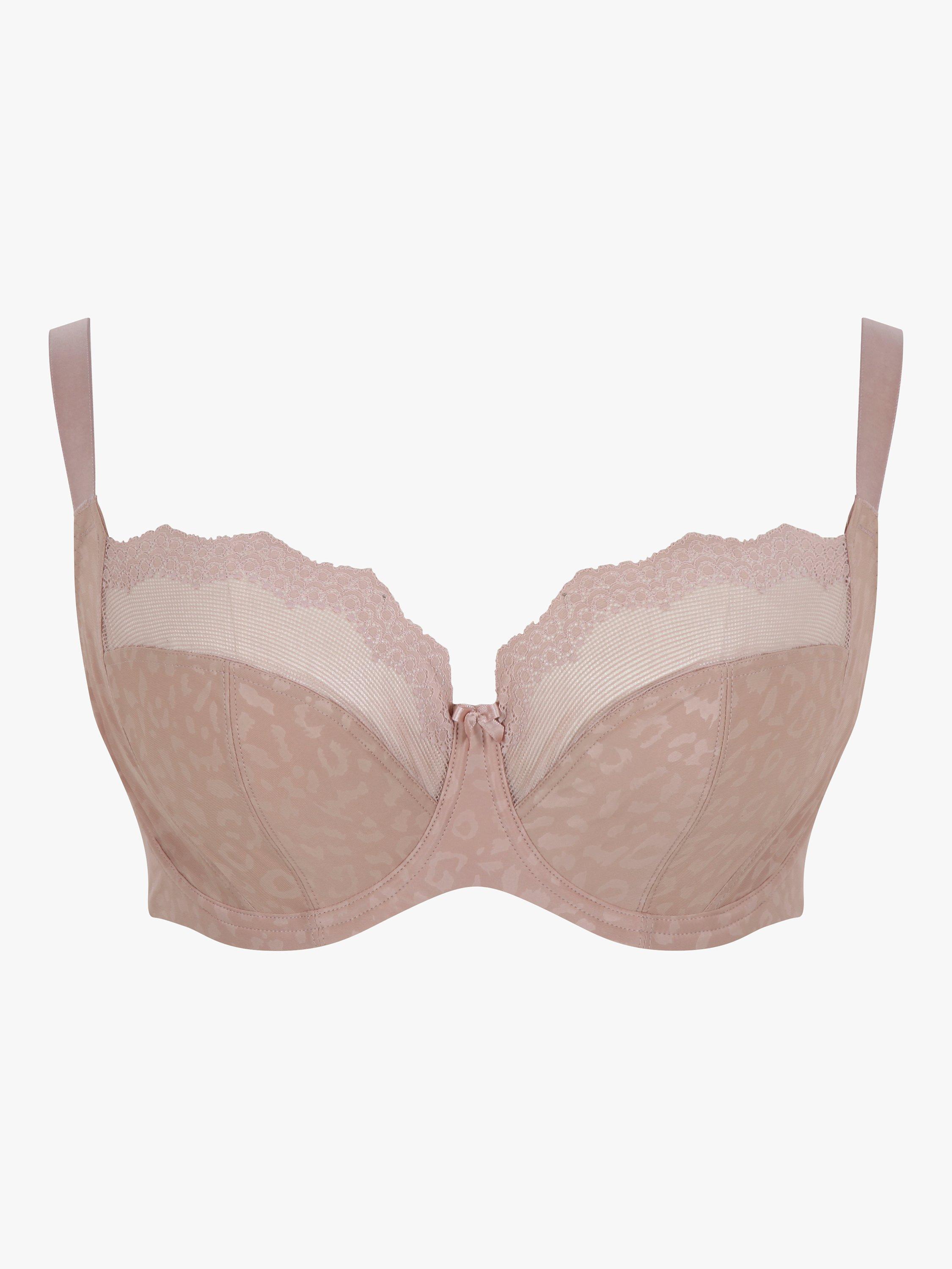 Product image 4 of 4, which shows Sculptresse Esme Animal Wired Balcony Bra, Mocha Anim, 34E