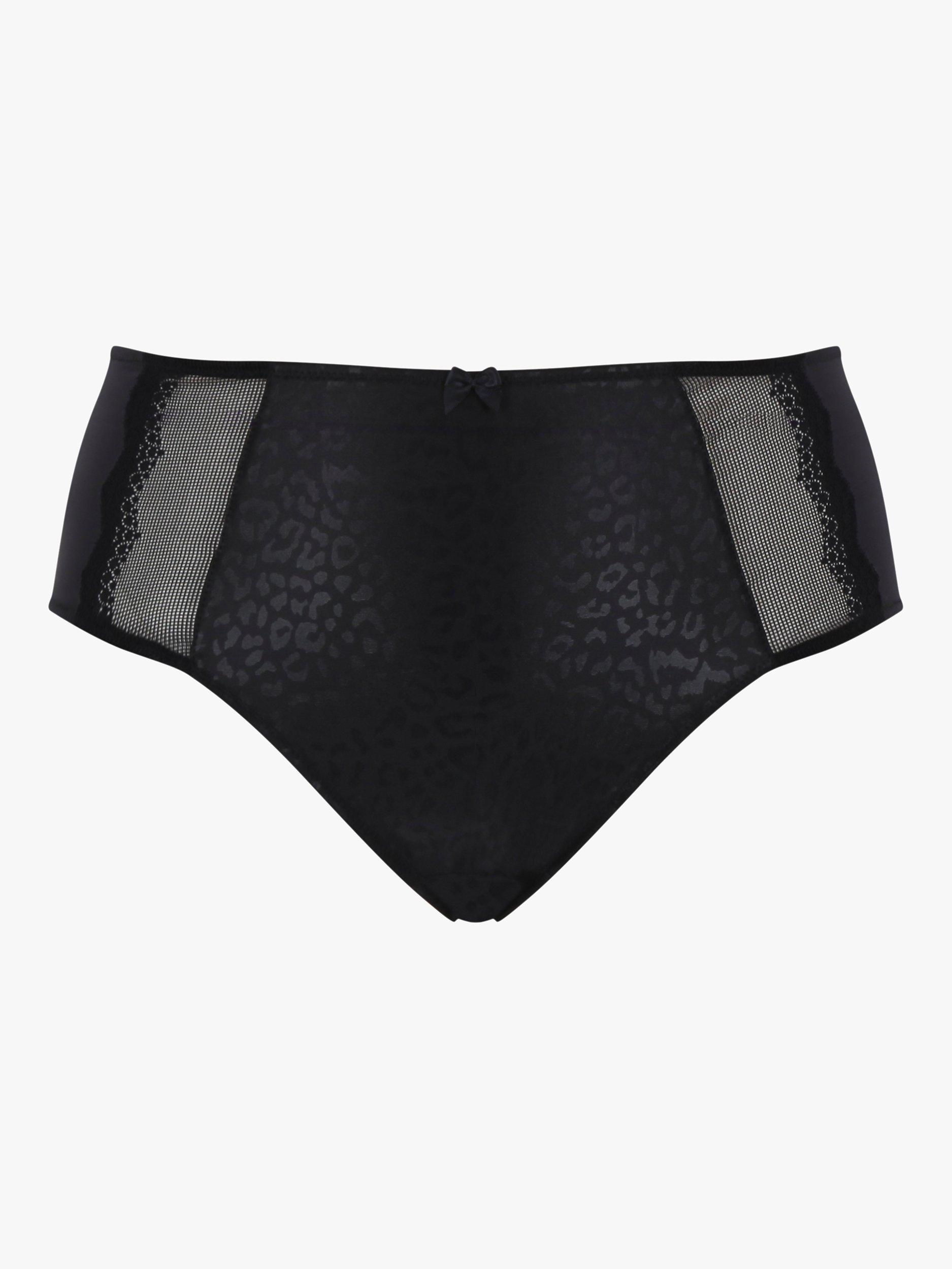 Product image 4 of 4, which shows Sculptresse Esme Animal Full Brief, Black Anim, 12