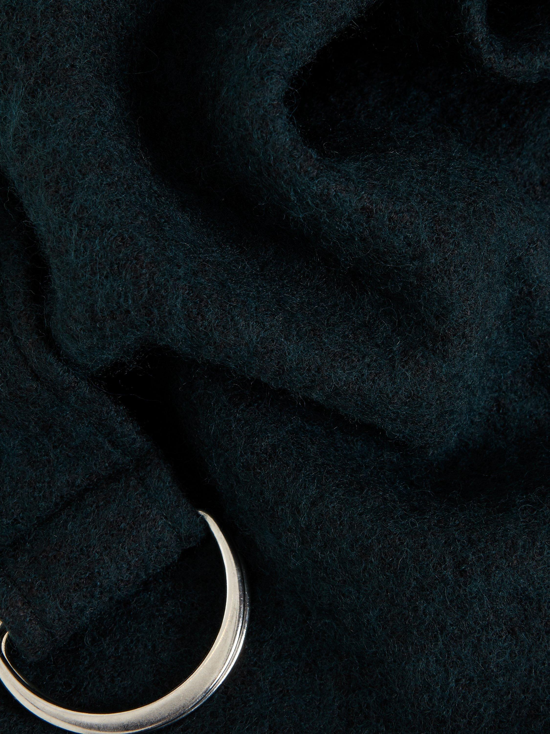 Product image 6 of 9, which shows Phase Eight Lana Wool Blend Coat, Dark Green, M