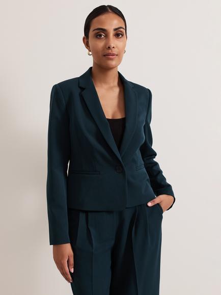 Phase Eight Petite Arabella Blazer, Green, Green