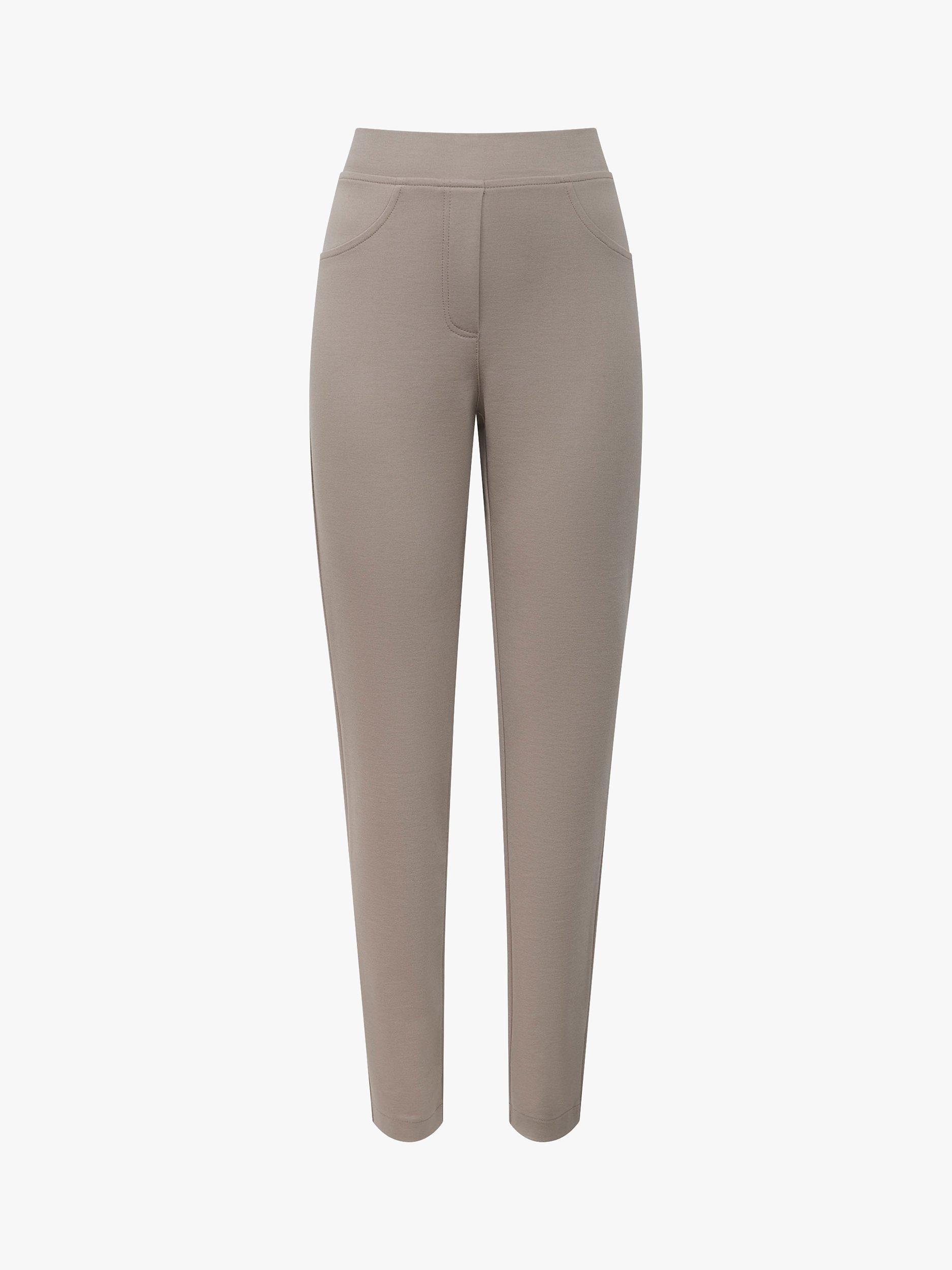 Product image 5 of 5, which shows James Lakeland Cigarette Stretch Trousers, Beige, 8