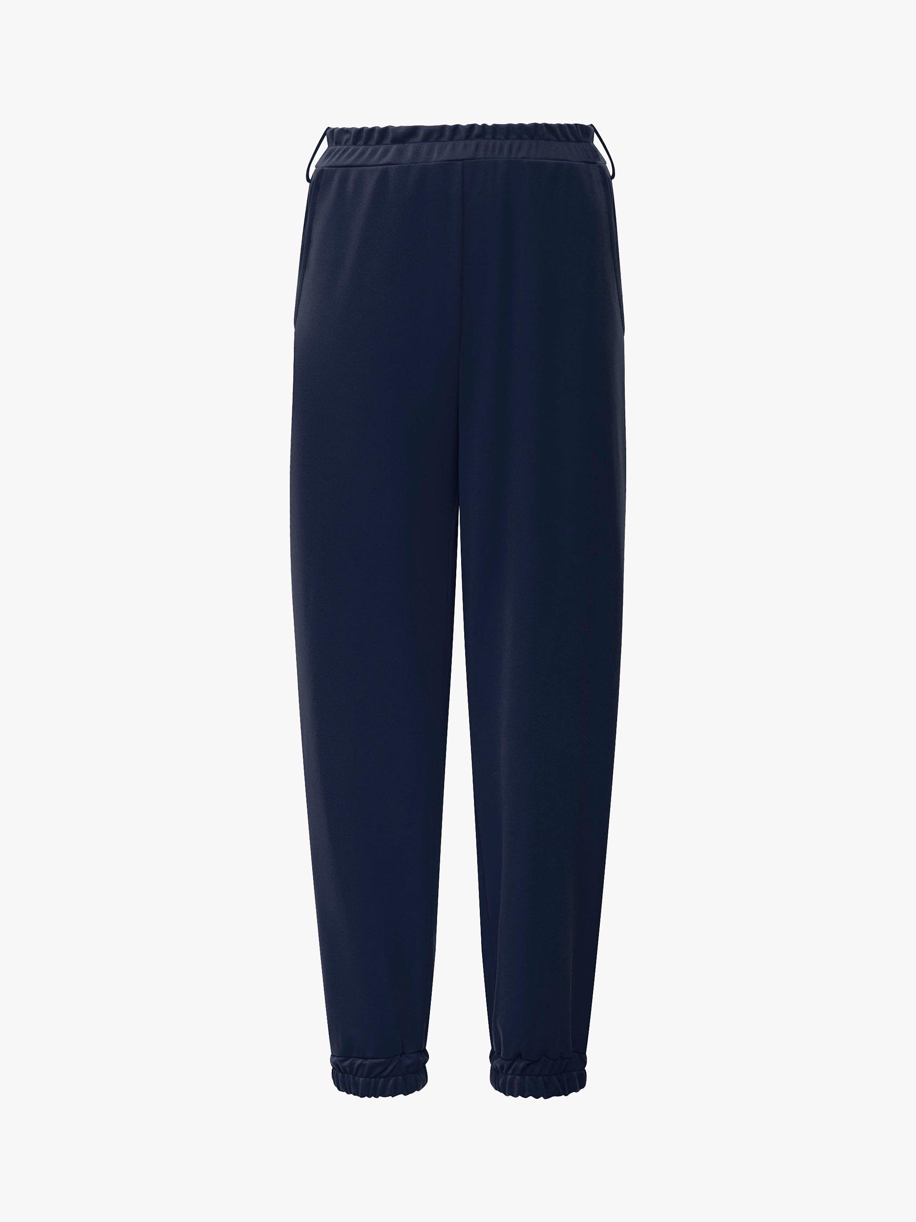 Product image 6 of 6, which shows James Lakeland Jersey Tapered Joggers, Navy, 8