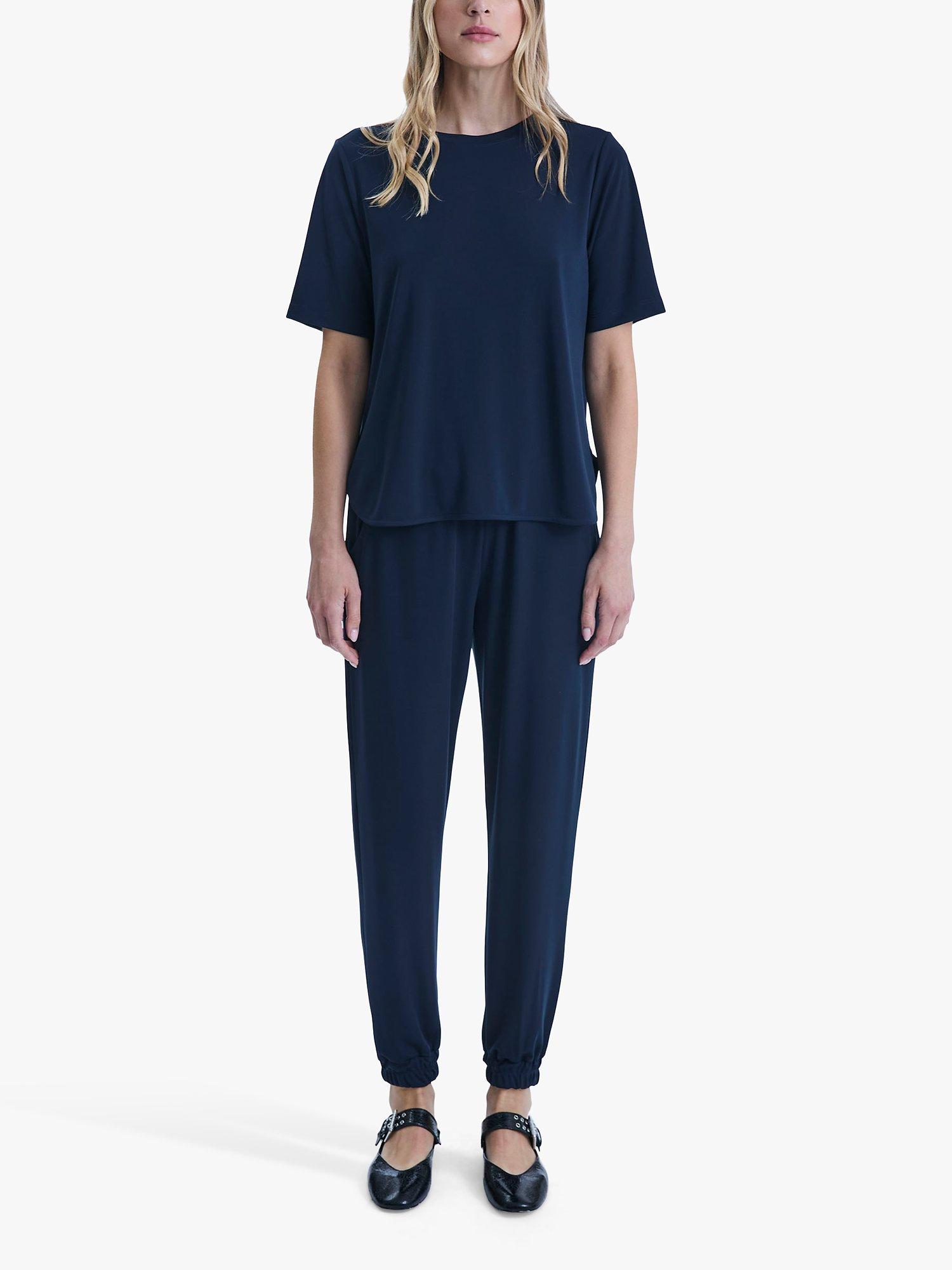 Product image 1 of 7, which shows James Lakeland Jersey T-Shirt, Navy, 8