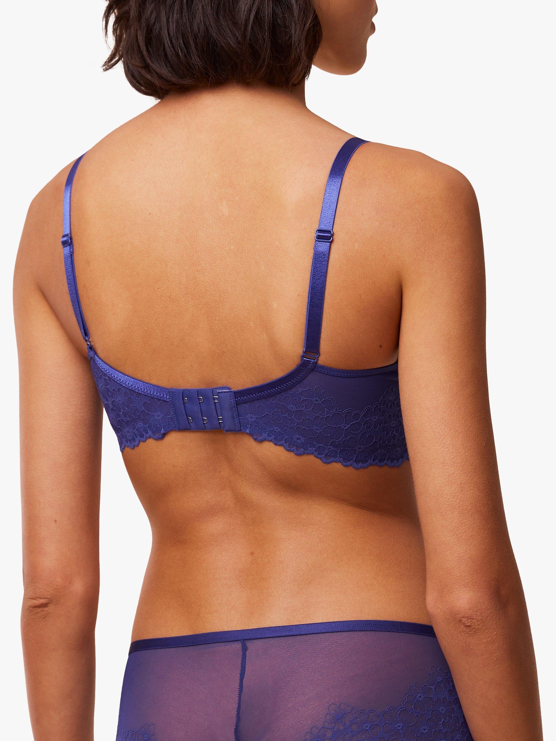 Product image 2 of 5, which shows Triumph Bright Spotlight Plunge Bra, Cool Water, 32C