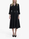 James Lakeland Belted Suit Midi Dress