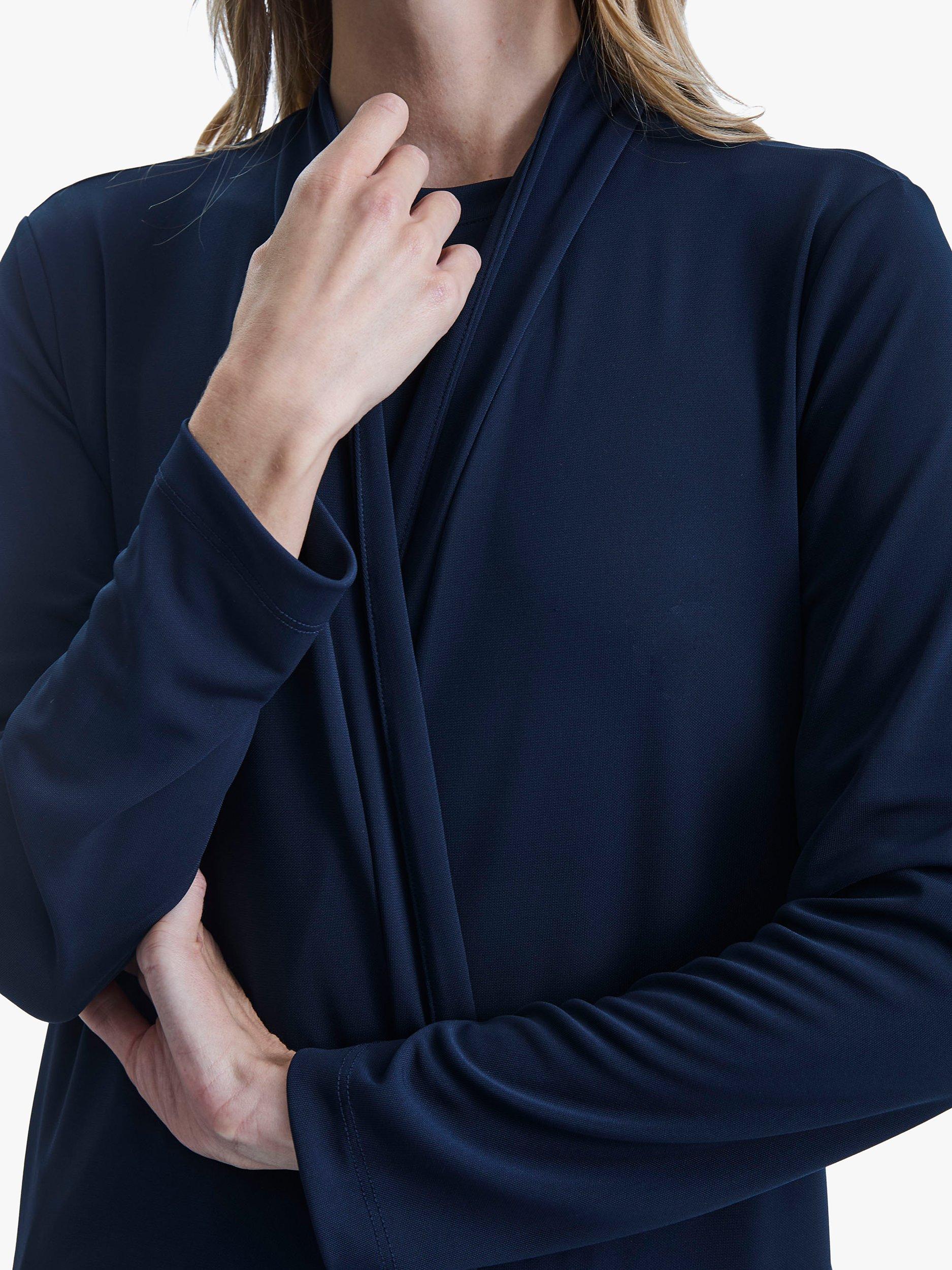Product image 3 of 5, which shows James Lakeland Long Belted Cardigan, Navy, 8