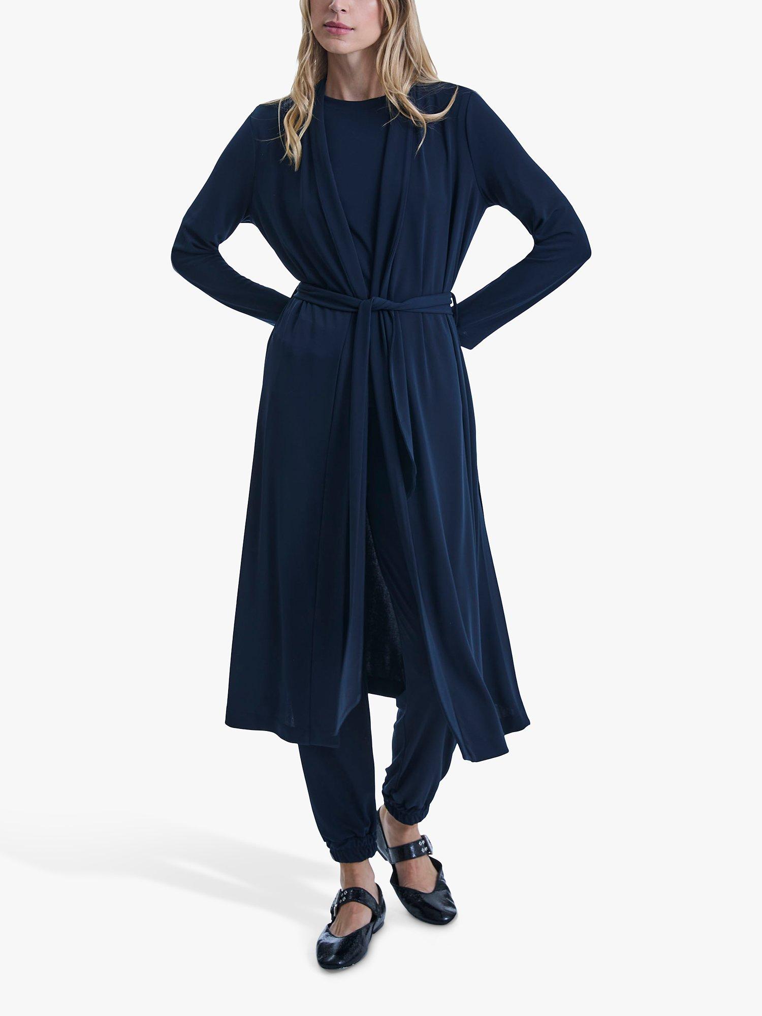 Product image 4 of 5, which shows James Lakeland Long Belted Cardigan, Navy, 8