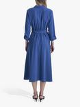 James Lakeland Belted Suit Midi Dress, Denim