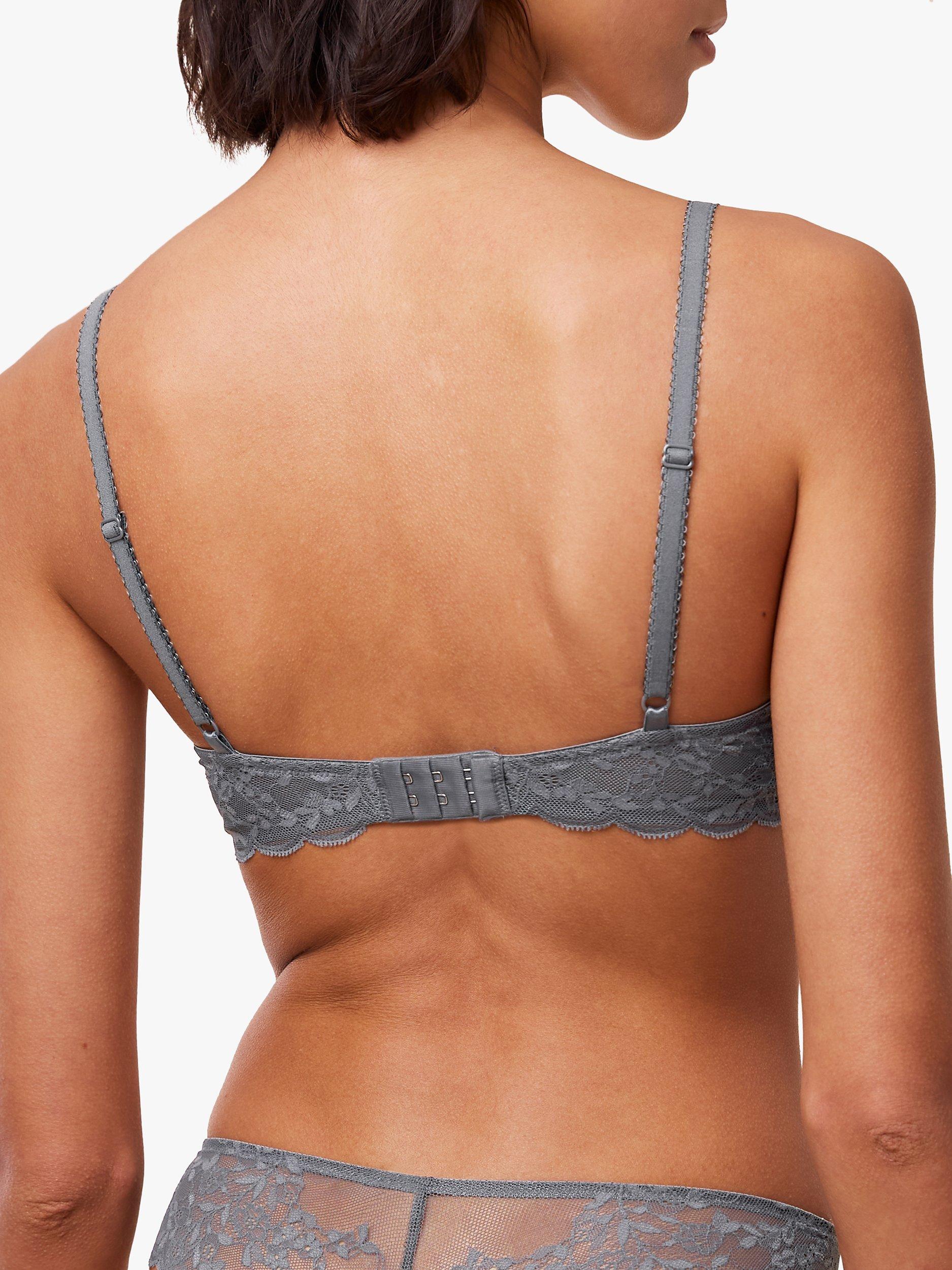 Product image 2 of 5, which shows Triumph Sensual Spotlight Underwired Bra, Pigeon Grey, 32B