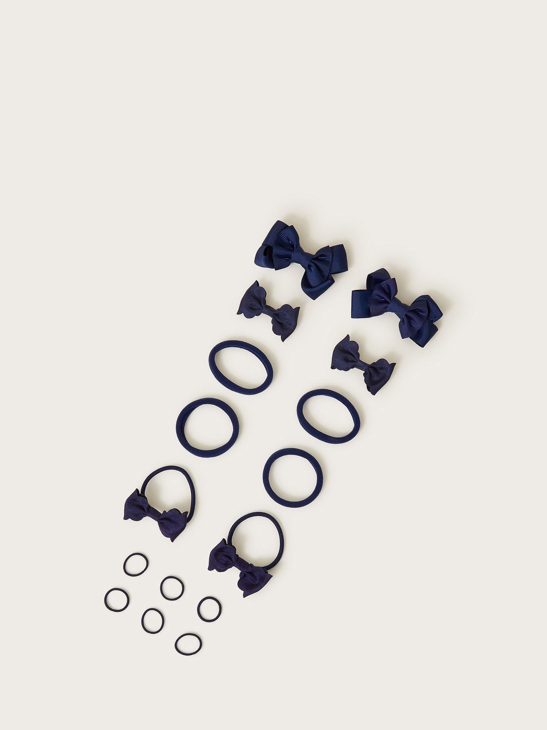 Monsoon Kids My School Hair Accessories Set Navy