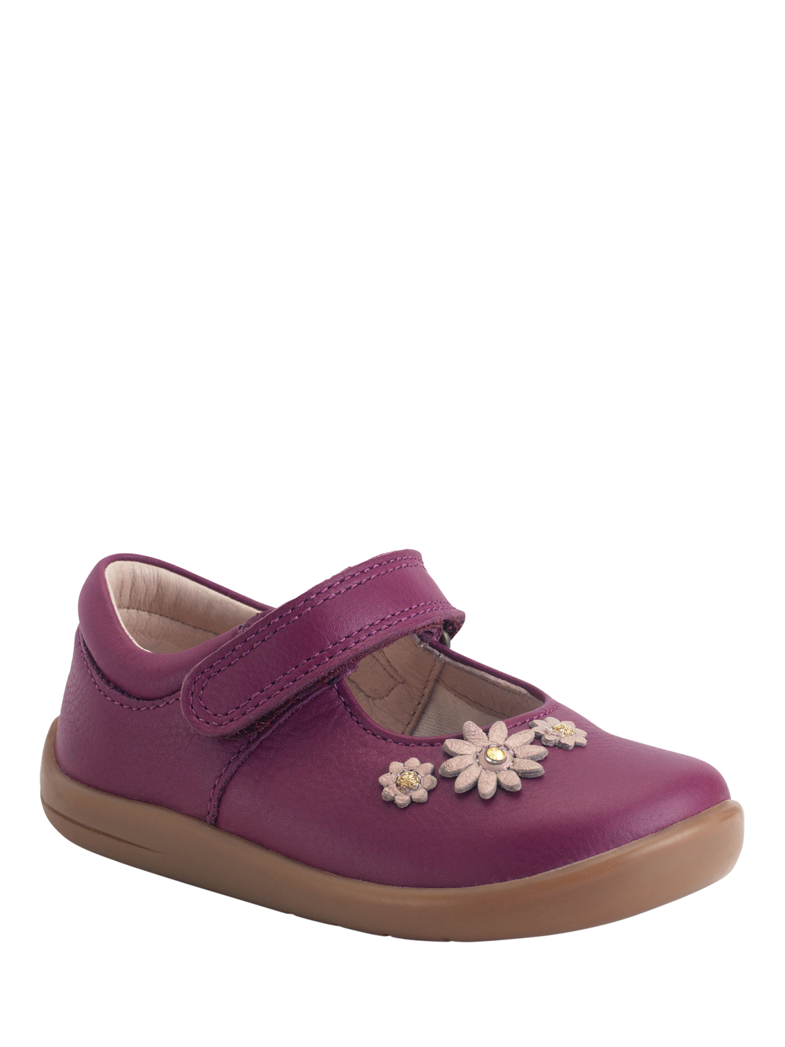 Product image 2 of 6, which shows Start-Rite Kids' Fairy Tale Leather Shoes, Plum, 6 G Jnr