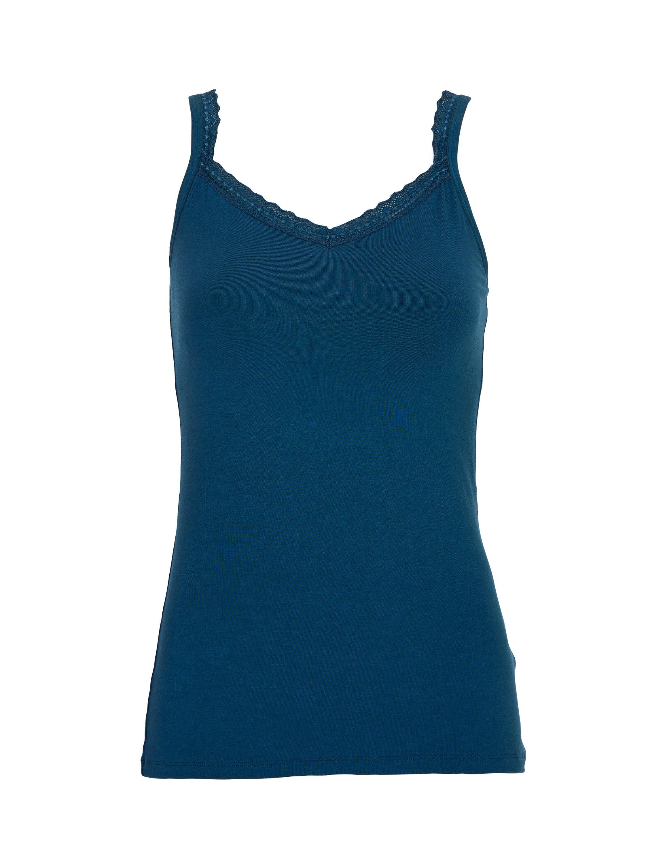 Product image 3 of 3, which shows Cyberjammies Goldie Secret Support Vest Top, Teal, 6