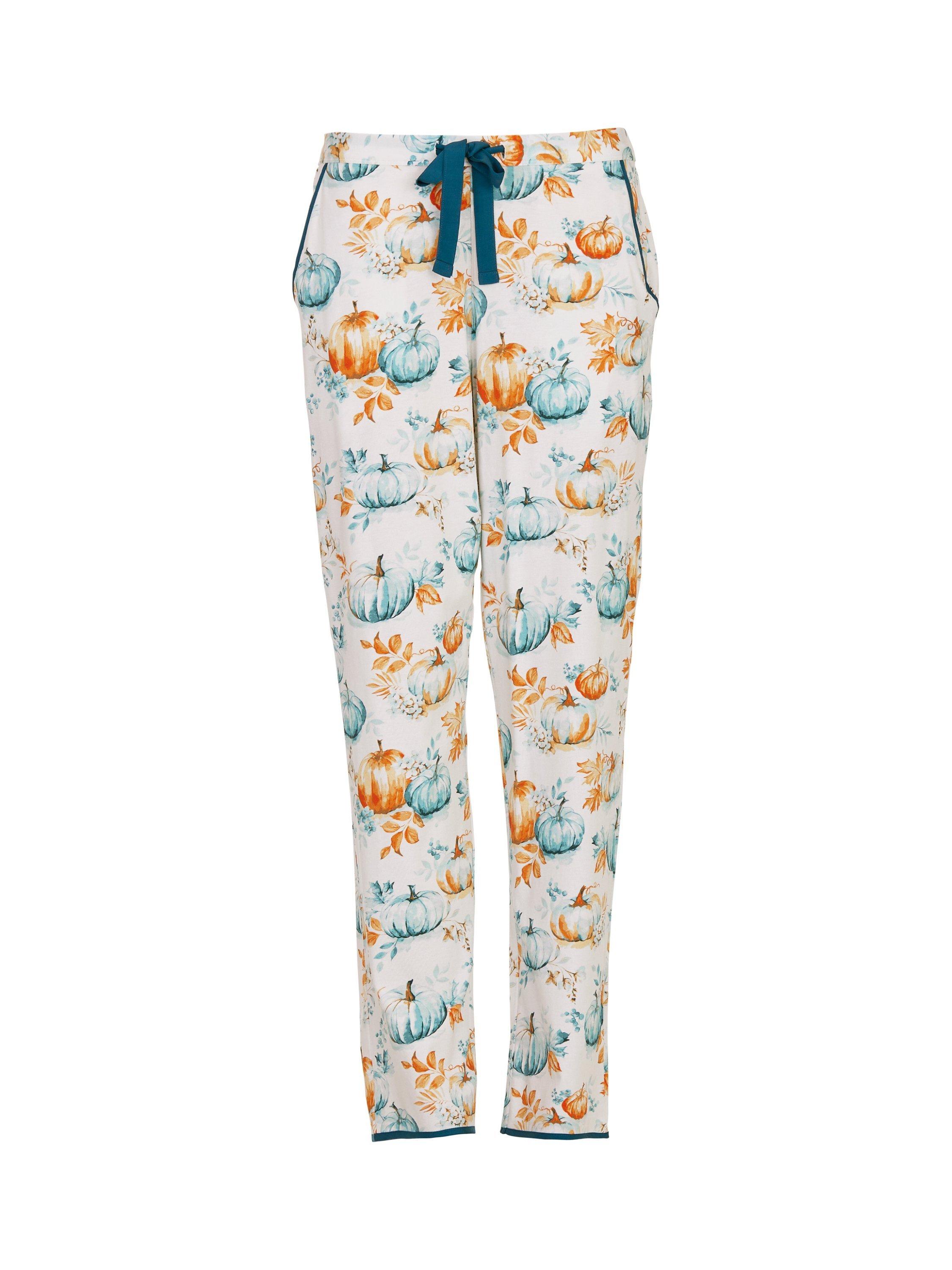 Product image 4 of 4, which shows Cyberjammies Goldie Pumpkin Pyjama Bottoms, Cream, 6