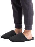 totes Jersey Mule Slippers, Charcoal