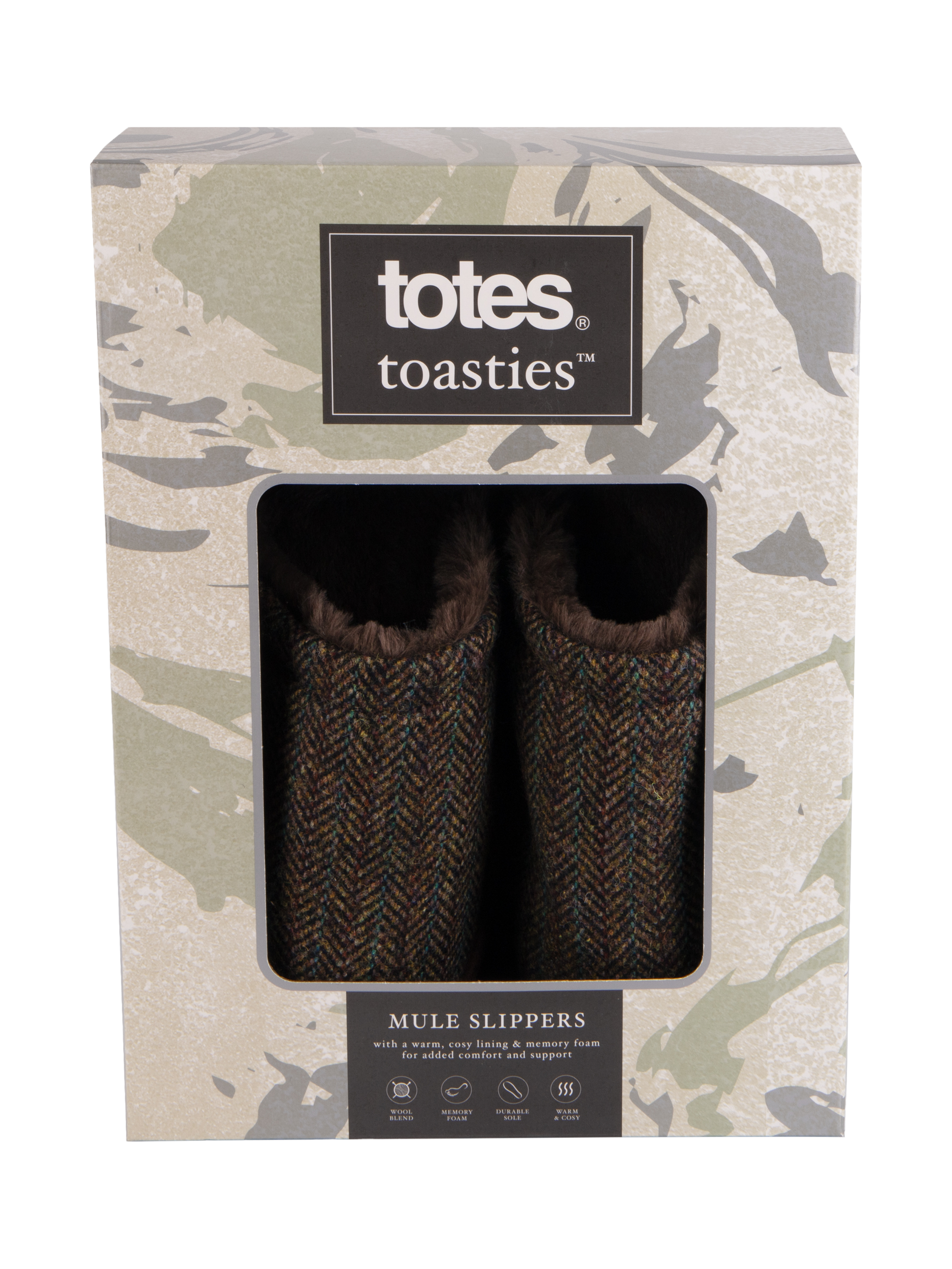 Product image 8 of 8, which shows totes Wool Mule Slippers, Brown, S