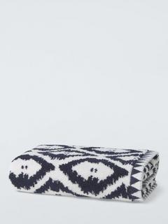 John Lewis Neela Towels, Dark Night Sky, Hand Towel