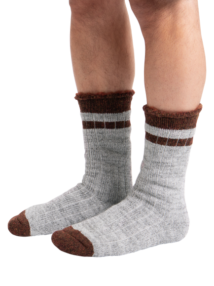 totes Mens Alpaca Blend Ankle Socks, Pack of 2, Multi - view 2, Multi
