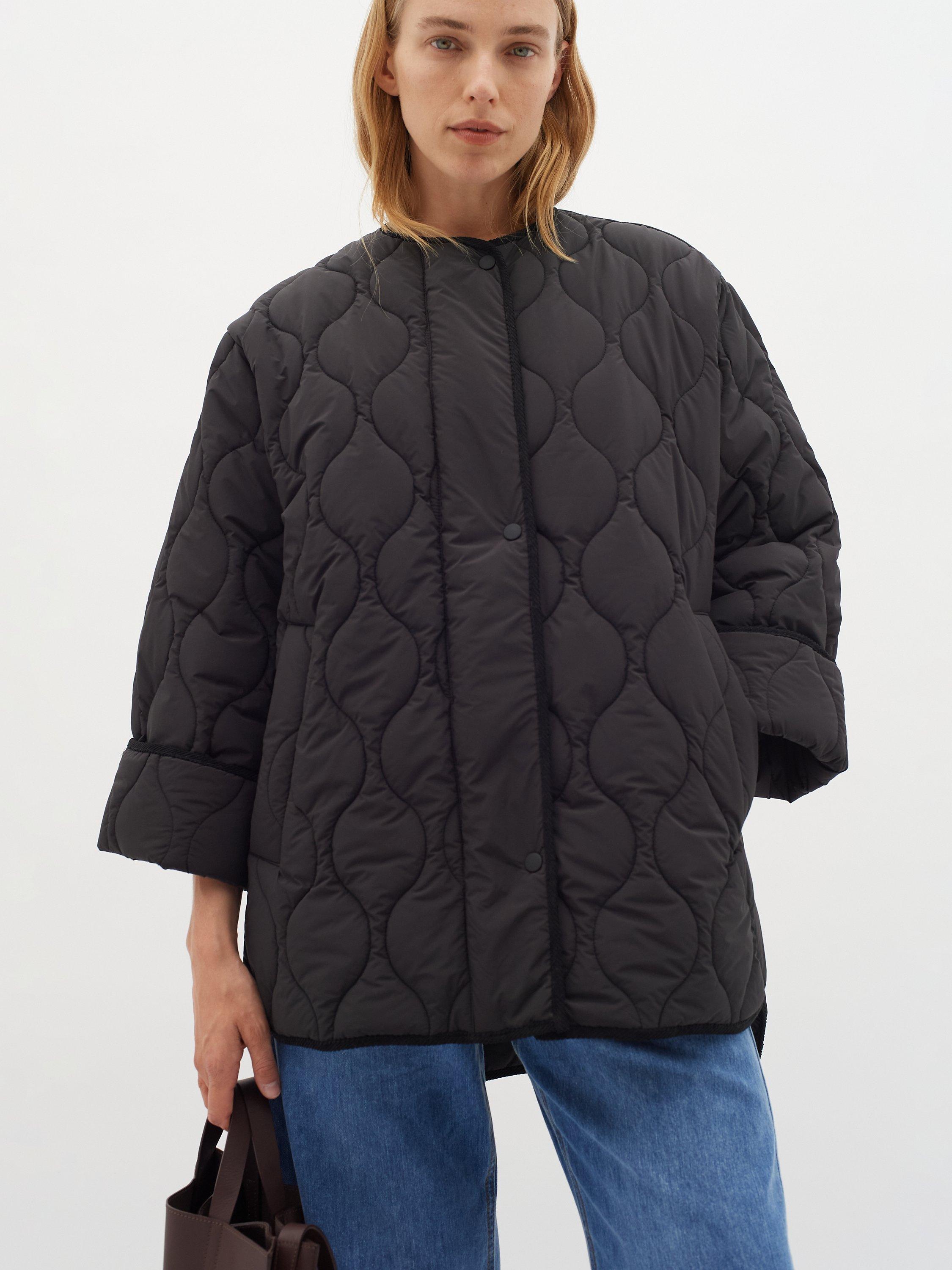 Product image 1 of 6, which shows InWear Leigan Quilted Jacket, Black, 8