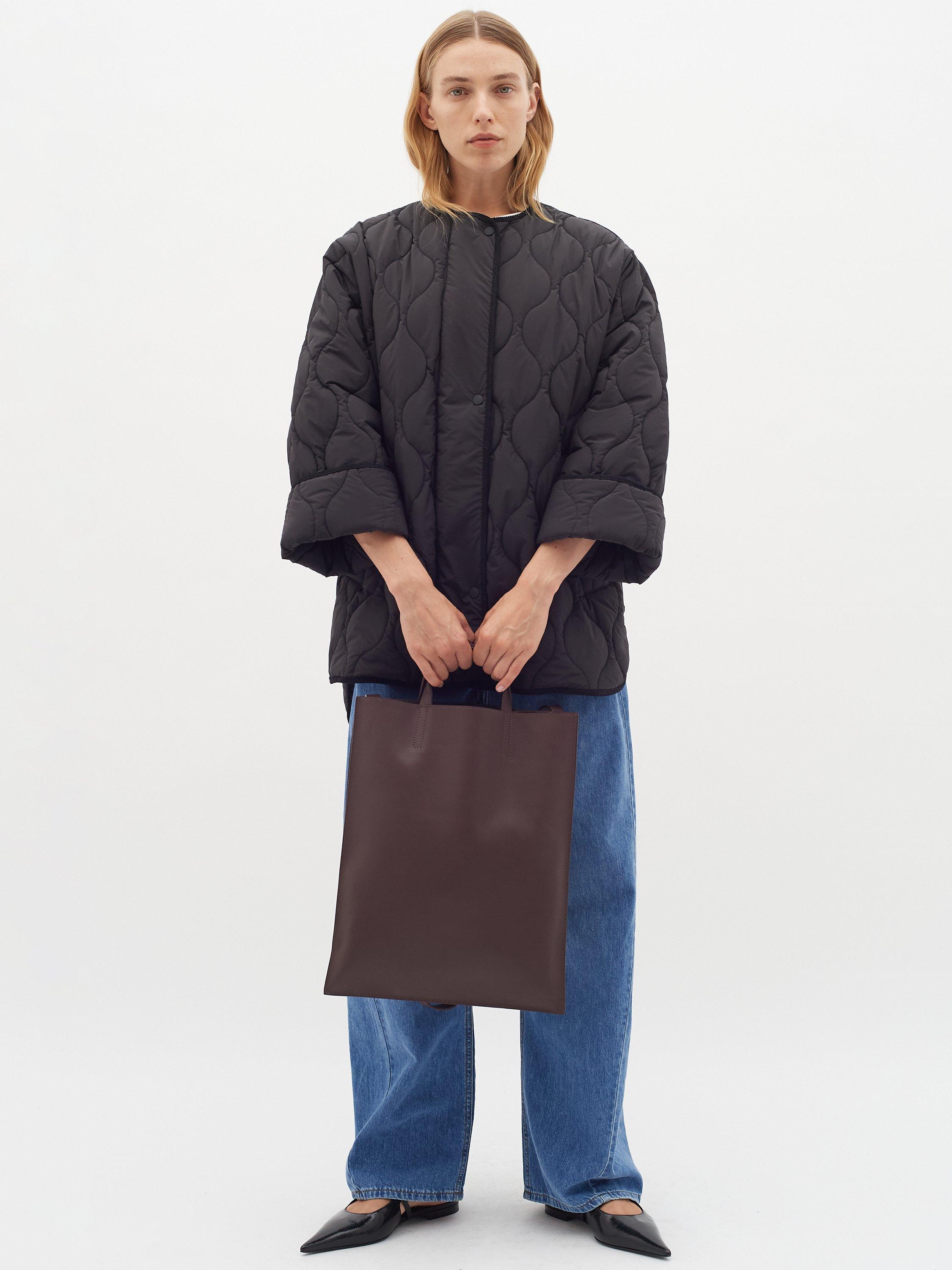 Product image 3 of 6, which shows InWear Leigan Quilted Jacket, Black, 8