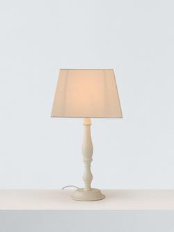 John Lewis Chrissie Rectangular Lampshade, Cream