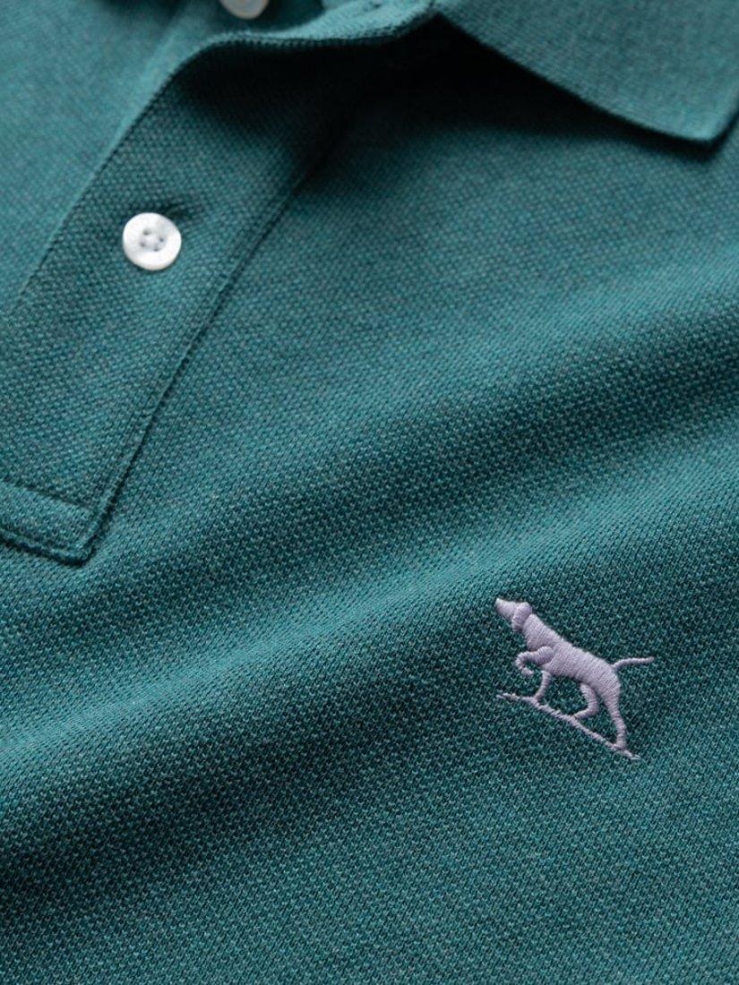 Product image 5 of 5, which shows Rodd & Gunn The Gunn Cotton Slim Fit Short Sleeve Polo Shirt, Jungle, XS