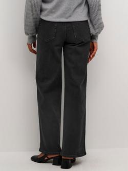 KAFFE Karla Flared Jeans, Black Deep - view 2, Black Deep