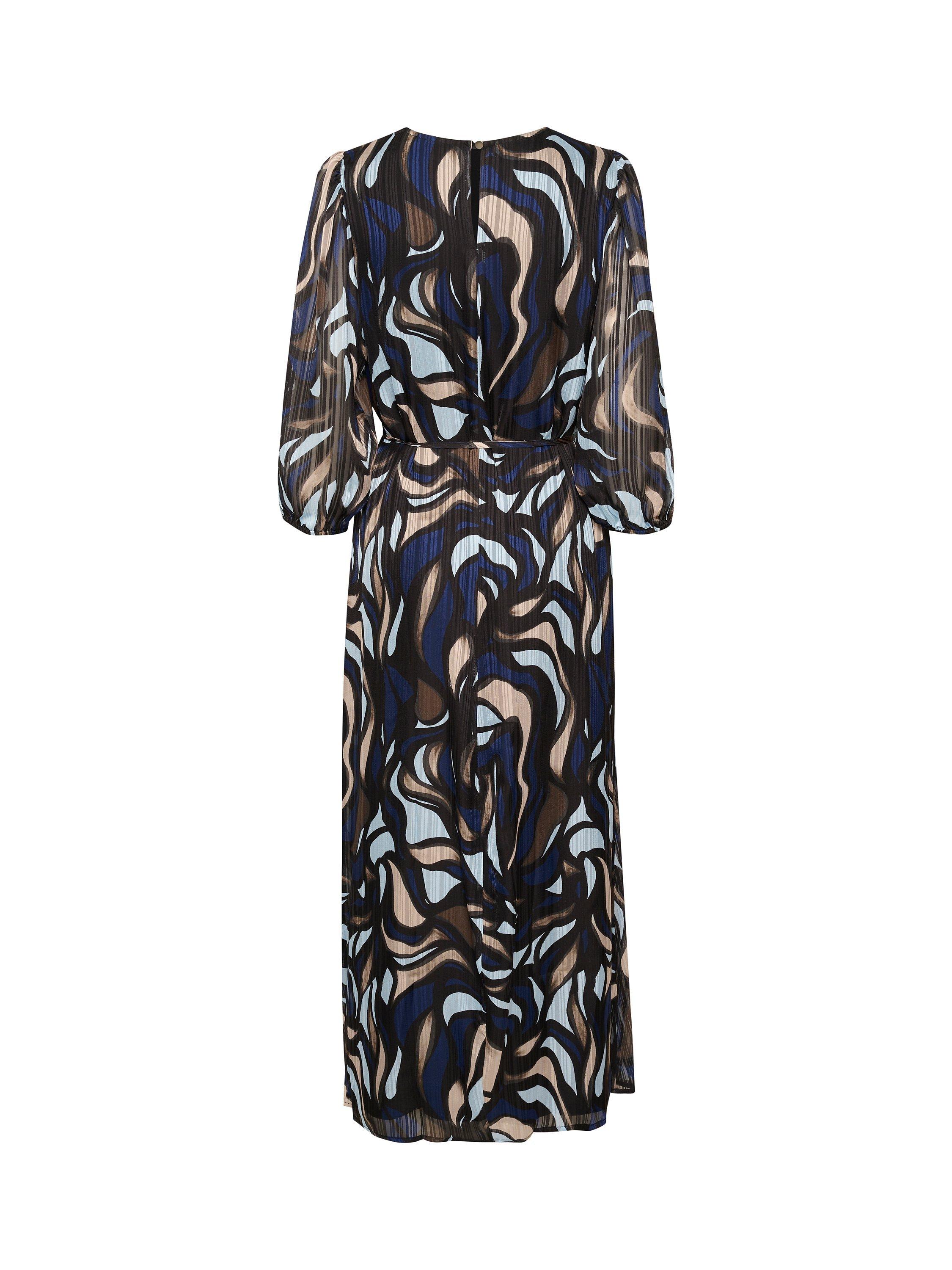 Product image 5 of 5, which shows KAFFE Margo Maxi Dress, Blue/Multi, 10