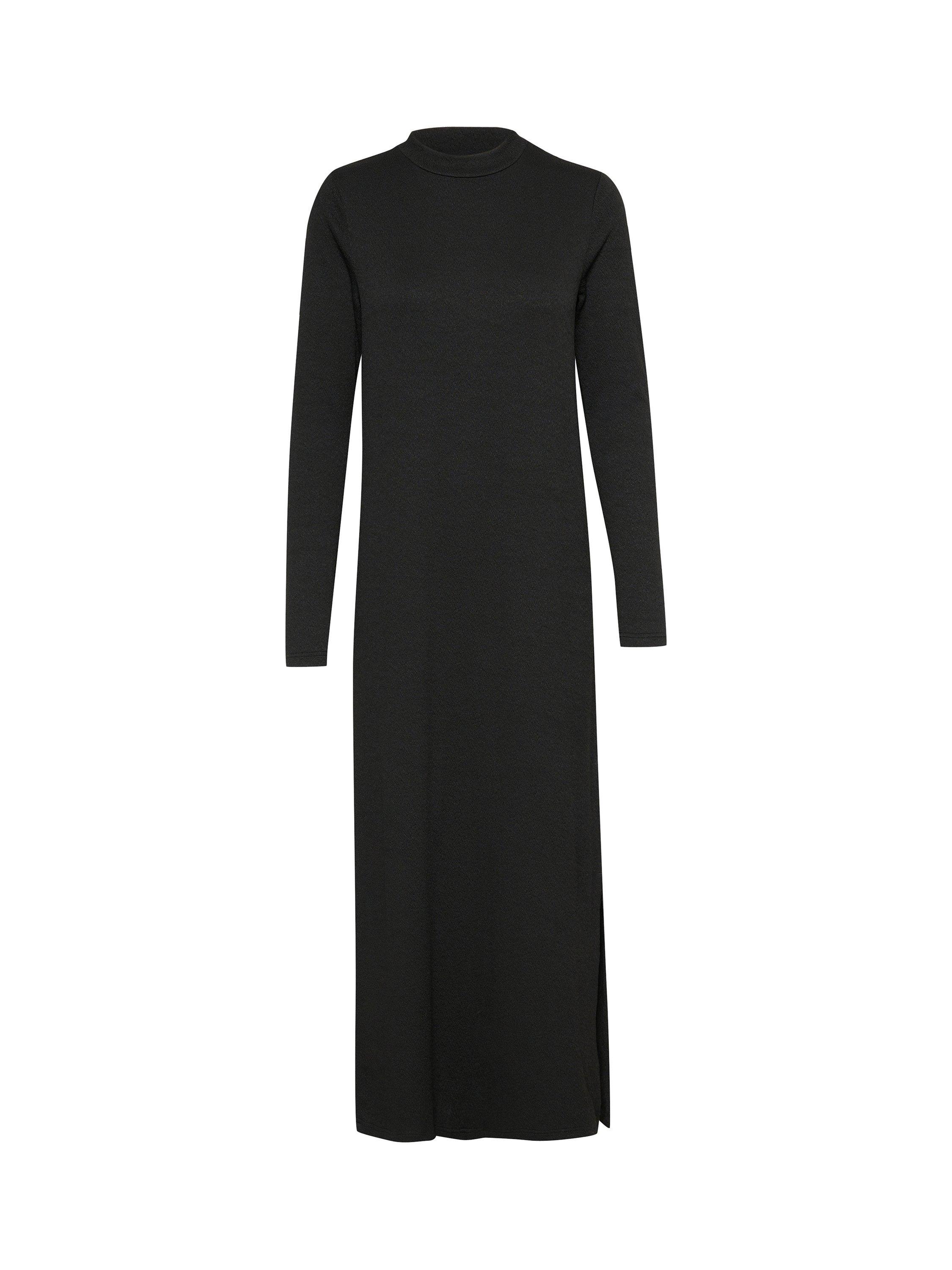 Product image 4 of 5, which shows KAFFE Robin Jersey Maxi Dress, Deep Black, S