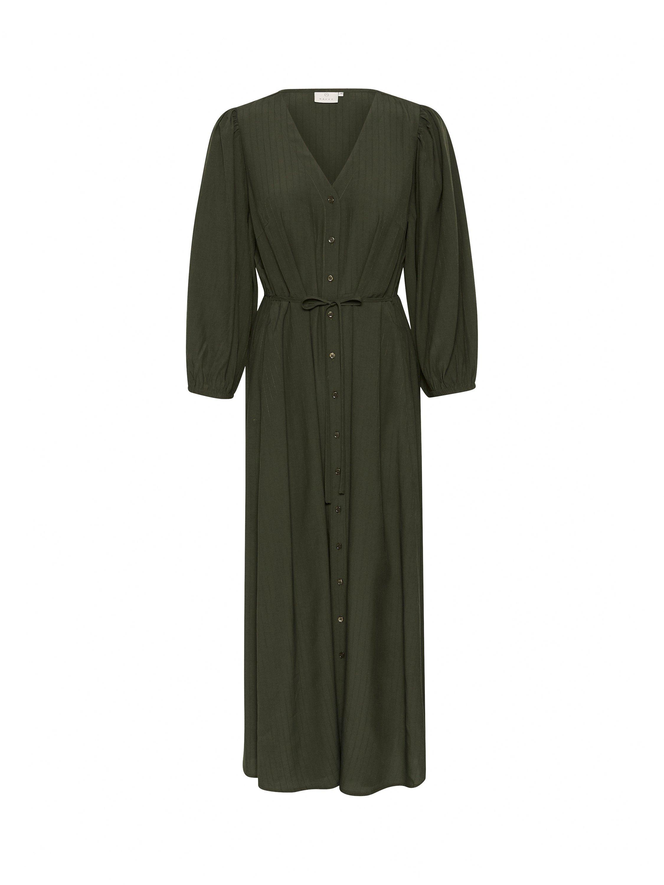 Product image 4 of 5, which shows KAFFE Dorit Maxi Dress, Green, 8