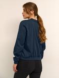 KAFFE Lea Bomber Jacket, Midnight Marine