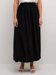 KAFFE Sandrina Maxi Skirt, Deep Black