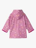 Hatley Kids' Sun Charms Waterproof Rain Jacket, Mauve Orchid