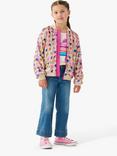 Hatley Kids' Sequin Bomber Jacket, Pink