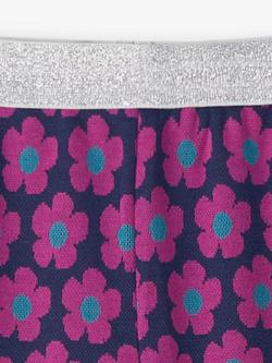 Hatley Kids' Floral Flared Trousers, Patriot Blue - view 2, Patriot Blue