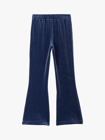 Hatley Kids' Flare Trousers, Patriot Blue - view 2, Patriot Blue