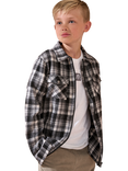 Angel & Rocket Kids' Stone Brushed Checked Shirt