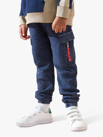 Angel & Rocket Kids' Frank Cargo Jogger Trousers, Blue, Blue