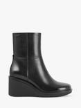 Vagabond Shoemakers Deena Leather Wedge Ankle Boots, Black