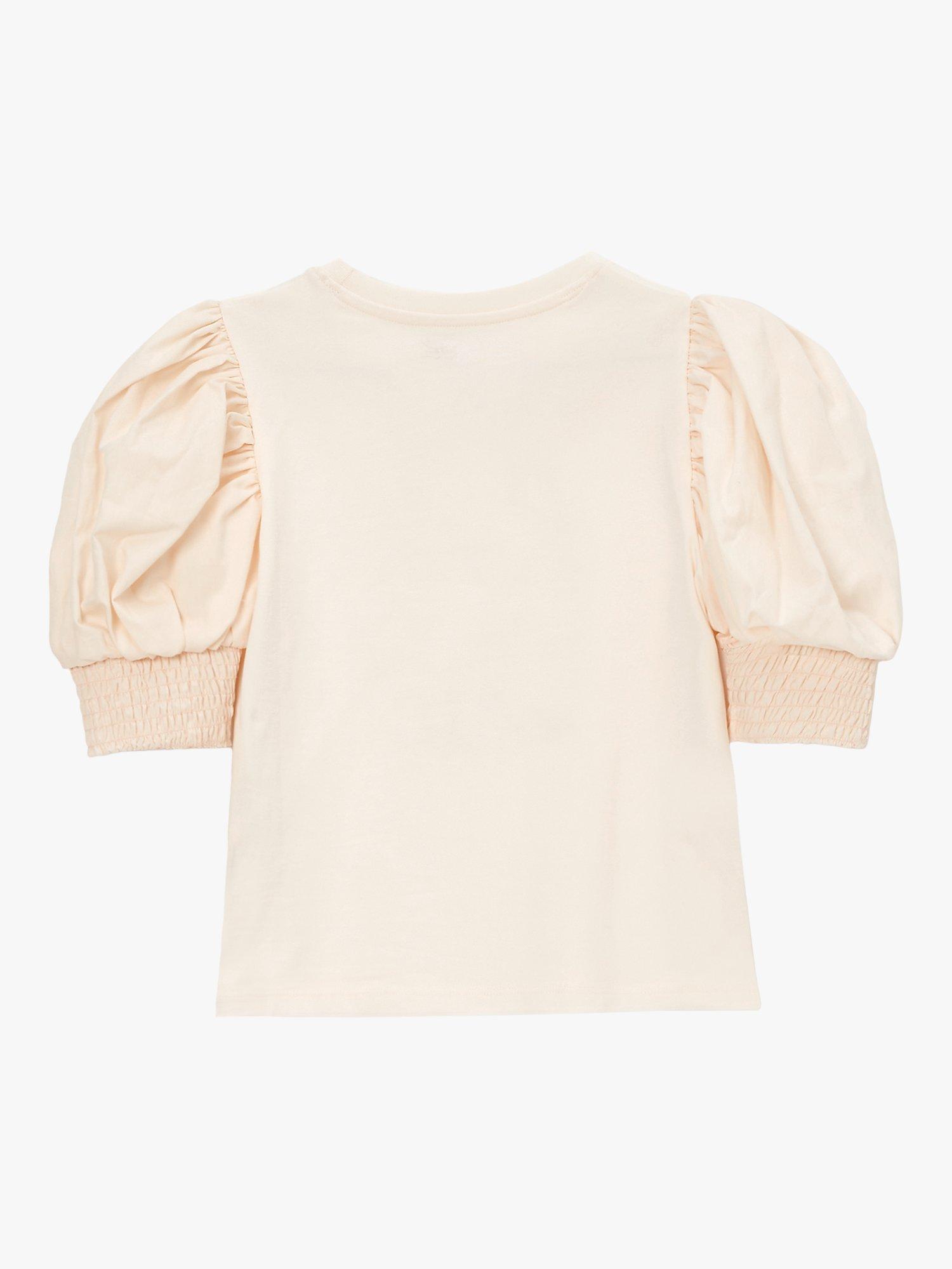 Product image 6 of 7, which shows Angel & Rocket Kids' Heidi Rock Chic T-Shirt, Blush, 3-4 years