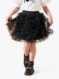 Angel & Rocket Kids' Spiral Tutu Skirt, Black