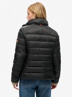 Superdry Fuji Quilted Padded Jacket - view 2, Black