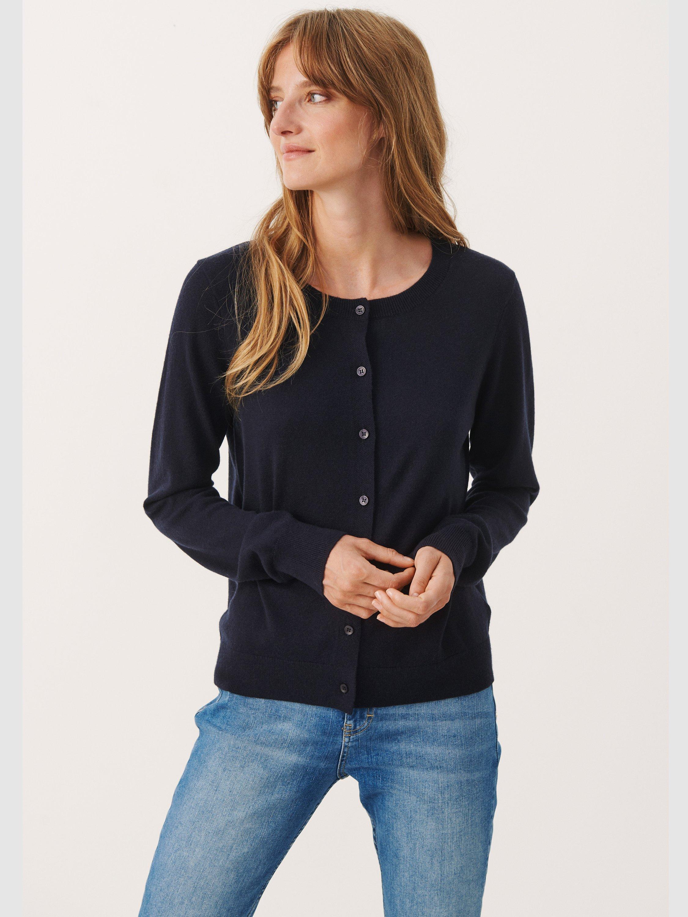 Part Two Ellah Wool Cashmere Blend Cardigan, Night Sky, Night Sky